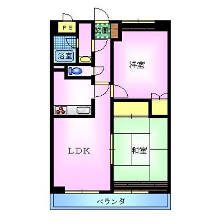 エスポワール大島の物件間取画像